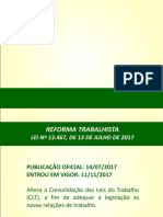 Apresentação Reforma Trabalhista