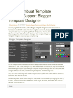 Cara Membuat Template Blogger Support Blogger Template Designer