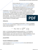 Distribución de Pareto PDF