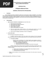 Philippine National Police: Criminal Detection and Investigation (CDI) Special Crime Investigation