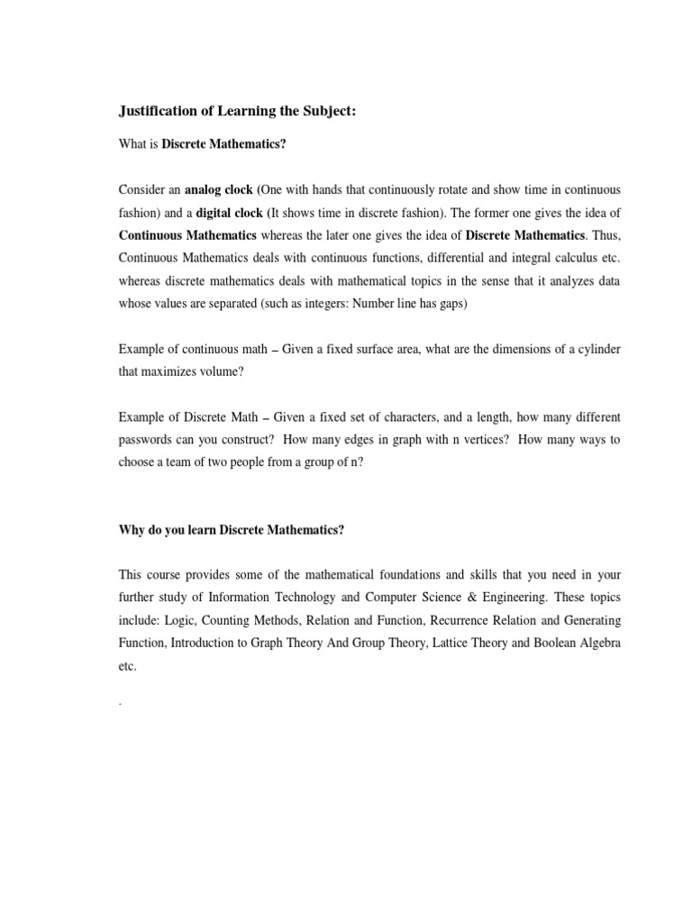 Discrete Mathematics | PDF | If And Only If | Argument