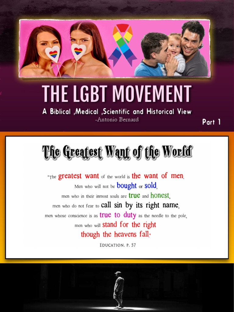The LGBT Movement: A Cultural Analysis | PDF | Homosexuality | Marriage
