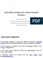 Adrenergic Antagonists Adrenoreceptor Blockers-Dr.Jibachha Sah,M.V.Sc,Lecturer