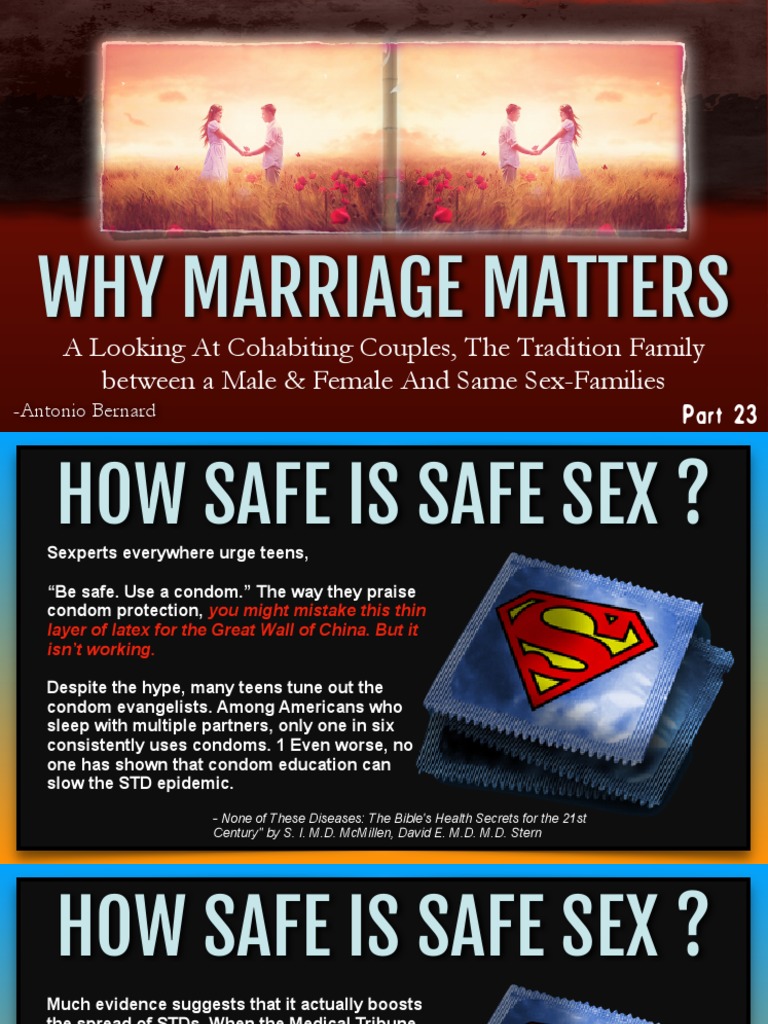 Importance of Marriage and Sexual Health | PDF | Sexually Transmitted ...
