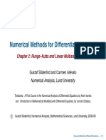 Numerical Methods For Differential Equations: Chapter 2: Runge-Kutta and Linear Multistep Methods