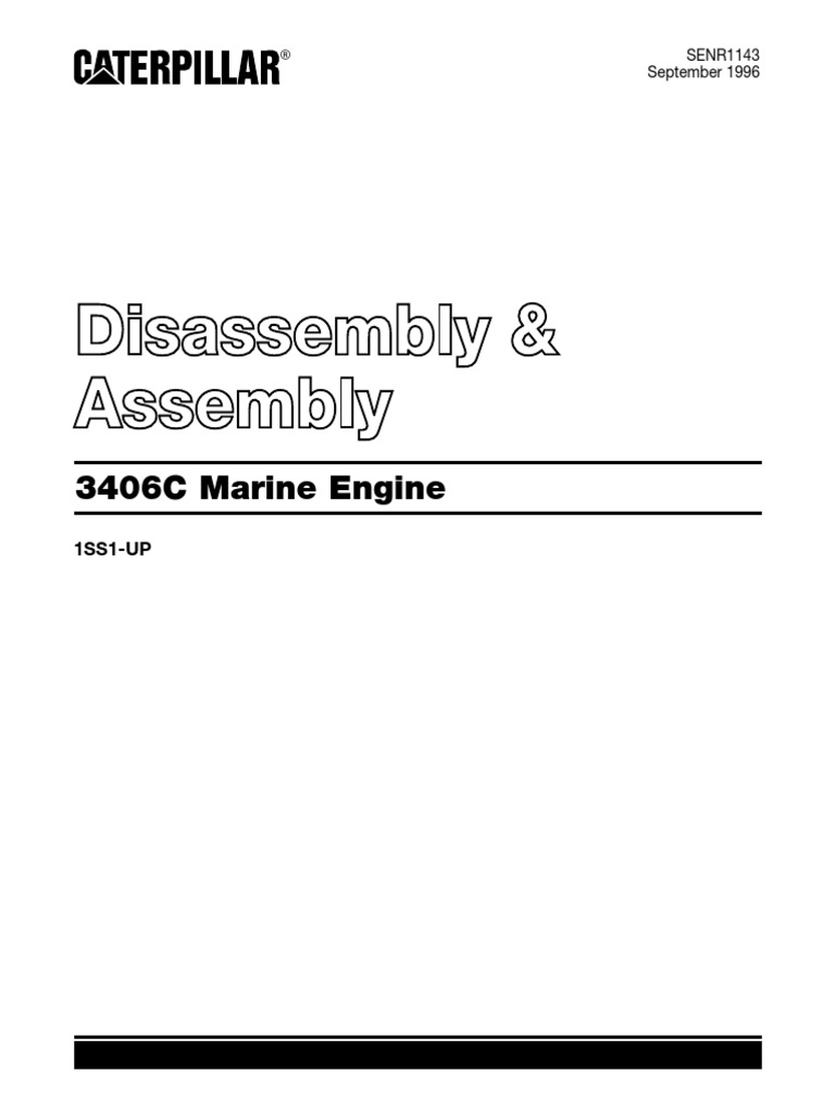 3406 Cat | PDF | Bearing (Mechanical) | Pump