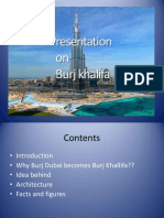 Presentation On Burj Khalifa