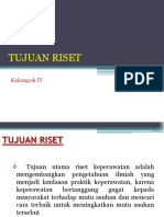 Tujuan Riset