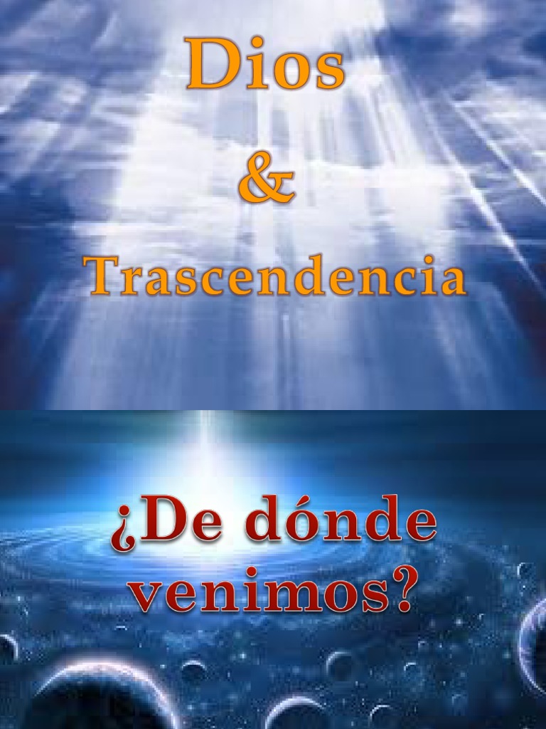Día 5 Dios y Trascendencia PDF Alma Importar