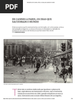 Semanário _ de Cannes a Paris, Os Dias Que Sacudiram o Mundo