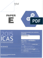 Icas Science 2015 PDF