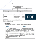 Prueba - Diagnostico 5ºb 2019 Imprimir