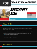 Forex & Treasury Management: Regulatory Risk