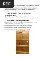 Types and Components of Doors & Windows | PDF | Window | Door