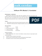 Laporan Praktikum IPA Modul 5. Konduksi