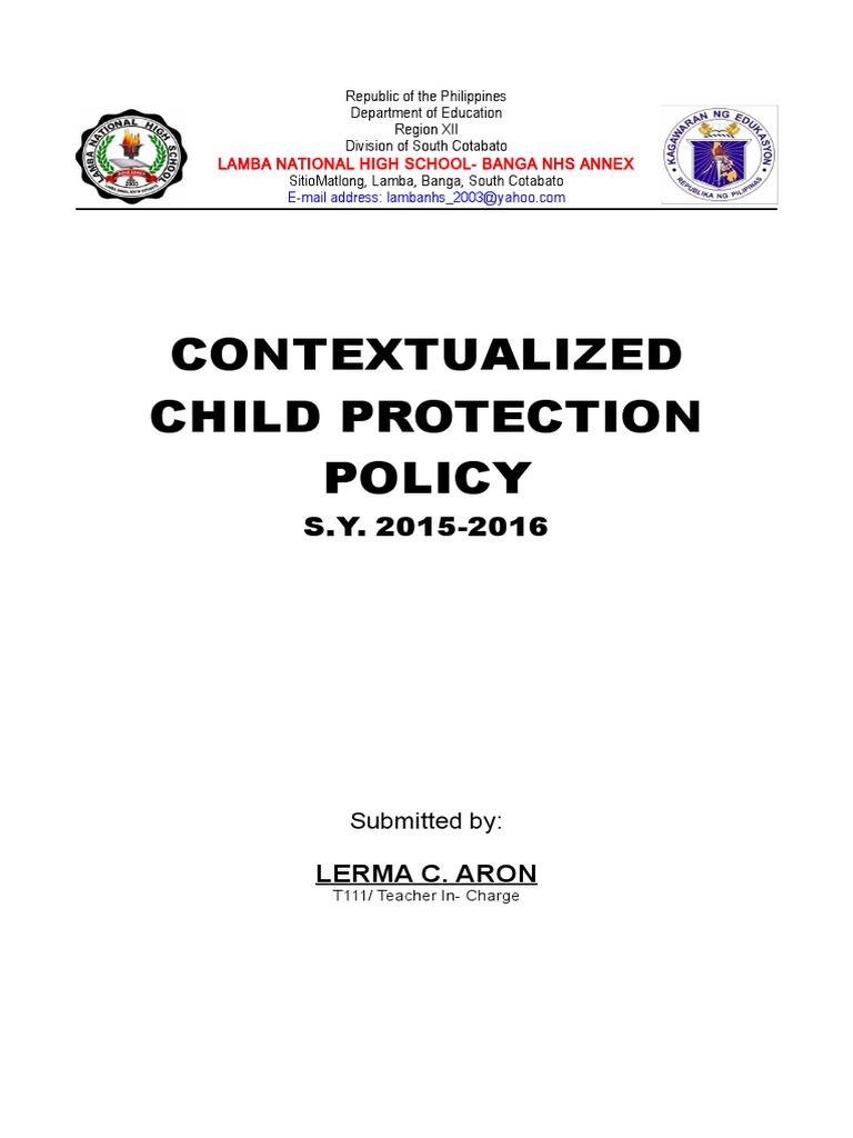 Child Protection Policy Overview | PDF | Bullying | Child Abuse