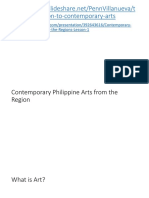 He-Introduction-To-Contemporary-Arts: Philippine-Arts-from-the-Regions-Lesson-1
