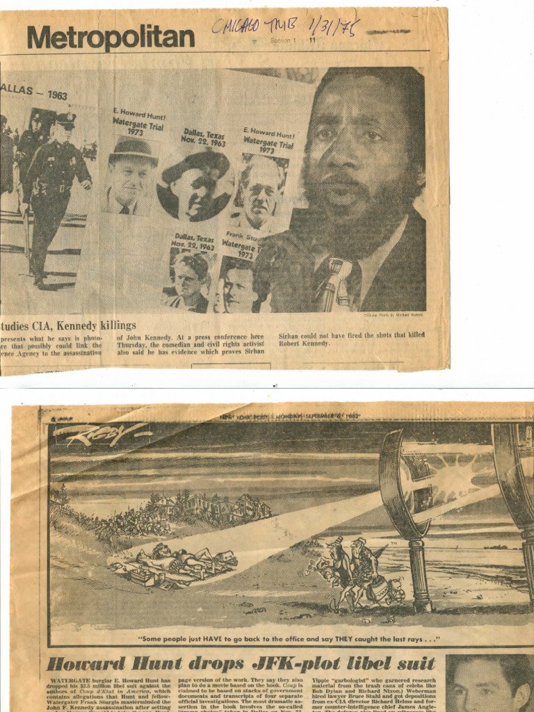 E. Howard Hunt PDF Watergate Scandal United States Travel