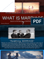 25. What is Marriage ? Man and Woman a Defense