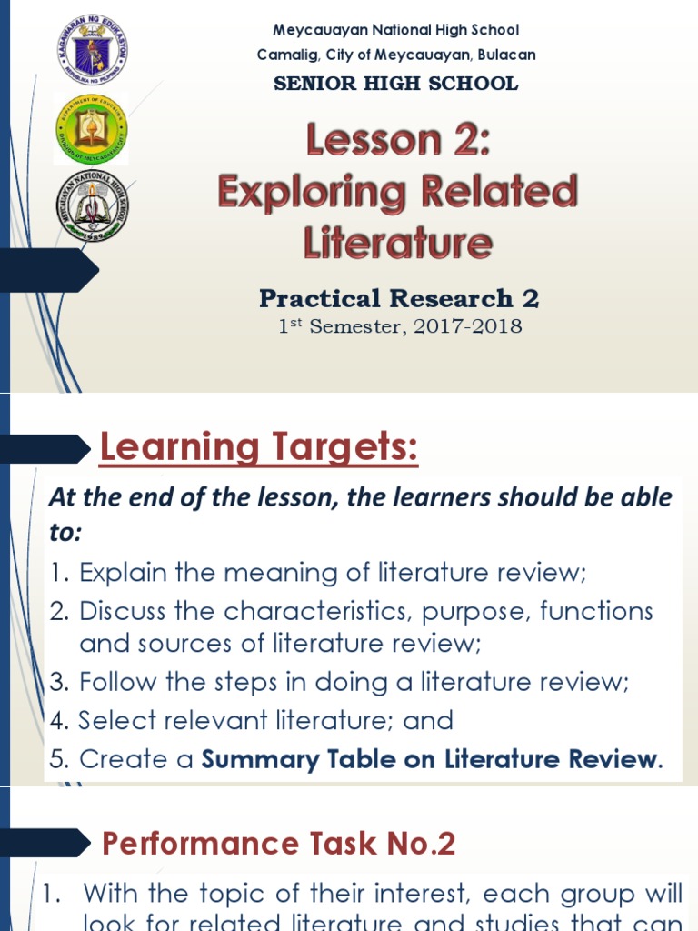 Fundamentals of Literature Review Guide | PDF | Citation | Literature ...
