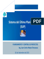 Planificación de proyectos con Sistema Último Planificador (SUP