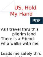 1jesus, Hold My Hand