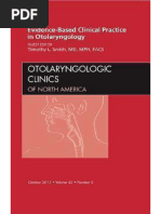 Evidence-Based Clinical Practice in Otolaryngology 2012