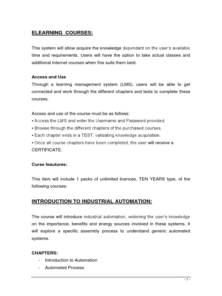 Elearning - Courses:: Access and Use | PDF | Programmable Logic ...