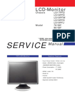 SERVICE Manual For 761BF, 961BF, 961BW, 961BG, 961GW