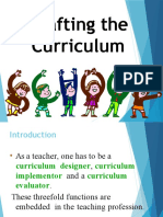 Crafting The Curriculum and Developmental Models