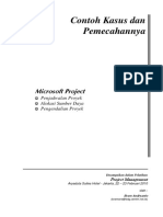 Contoh Kasus Dan Pemecahannya Dengan Menggunakan MS Project PDF