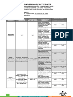 Cronograma de Actividades - Ceico 2019 Guía v3 Servicio Al Cliente