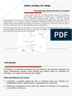 Pressão lateral de terra: conceitos e métodos de cálculo