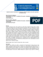 Análise Dos Fatores Relacionados à Estrutura de Capital de Empresas Na BMFbovespa