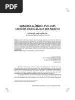 Sonoro Silêncio Por Uma História Etnográfica Do Aborto.
