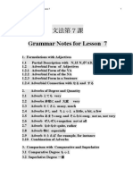 Grammar Notes for Lesson 7: は N が ADJです。