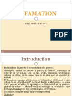 Defamation Law Basics