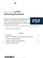 Expanding Removing Brackets