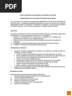 Edital Monitoria 2019.2 FMU