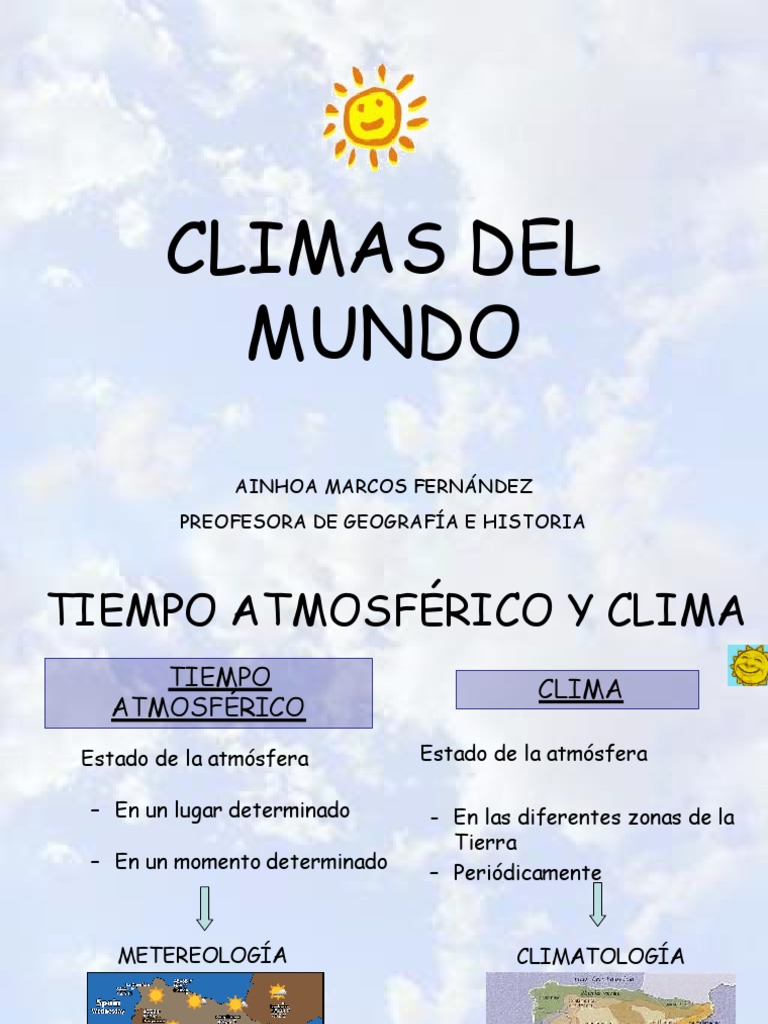Climas del Mundo: Tipos y Características | PDF | Clima | Desierto