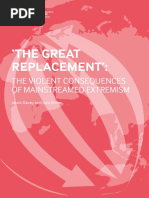 The Great Replacement The Violent Consequences of Mainstreamed Extremism by ISD