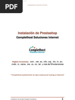 Download INSTALAR PRESTASHOP by Complethost SN42150735 doc pdf