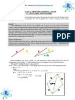 Pembuktian Sifat Operasi Hitung Vektor Secara Analitik Dan Geometri PDF