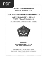 Laporan Bedah Skl Biologi 2016