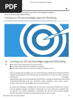 Conheça Os 5Ps Da Estratégia Segundo Mintzberg