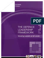 The Defence Leadership Framework: Growing Leaders at All Levels