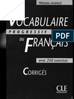 6Corriges Vocabulaire Progressif Du Francais Ni