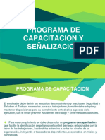 Programa de Capacitación y Señalizacion SST