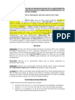 Disolucion de Matrimonio Por Mutuo Consentimiento