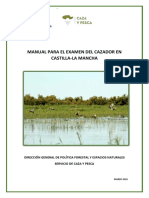 Manual para el examen del cazador en Castilla-La Mancha